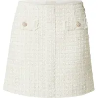 Guess Marciano GUESS Eco Daphnee Mini Flap Sk Cream Tweed Combo Taglia: L | Minigonne Outlet | Donna | Bianco