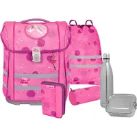 MCNEILL Perfecto Set di borse per la scuola 5 pezzi rosa