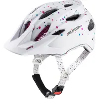 Alpina sport Carapax Junior Casco per bici Bambini (51-56 cm, bianco)