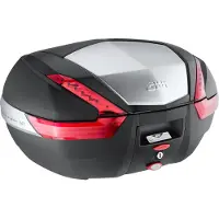 Givi TOPCASE V47 MONOKEY - NER/ROSS - 47 L rosso