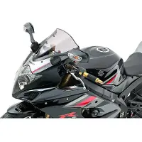 MRA Parabrezza da corsa grigio fumo, con ABE GSX-R 1000 05-06 ABE