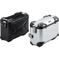 SW-Motech Trax ADV valigia laterale 37 alluminio 37 LITRI, NERO, DX argento