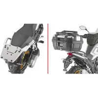 Givi PORTAVALIGIE ALU Monokey KOVE 510X 24- argento