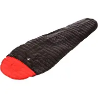 Alvivo Ibex Light Sacco a pelo in piuma (215 cm, nero)