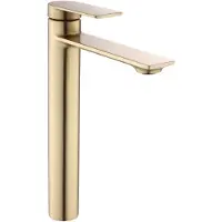 REA Rubinetto da Lavabo Storm Gold Brush High