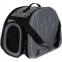 Purlove Borsa da trasporto per animali 43×32×27 cm, grigio