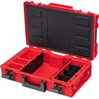 Qbrick System ONE 200 2.0 Profi RED ULTRA HD Valigia portautensili personalizzata organizzatore modulare 585 x 385 x 190 mm 15,4 l impilabile IP66