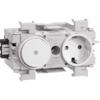 Hager Presa con interruttore Tehalit GS11019016