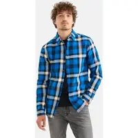 Shoeby Ma-sbbright Check Shirt Brightblue Taglia: S | Camicie Casual Outlet | Uomo | Blu