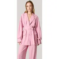 Shoeby La-sblinen Belted Blazer Pink Taglia: XS/S | Blazers Outlet | Donna | Rosa