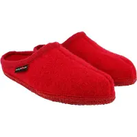 Haflinger Walktoffel Alaska Pantofole (46, rosso)