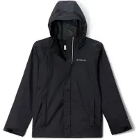 Columbia Kid's Watertight II Jacket Giacca antipioggia Bambini (6-7 Years, grigio/nero)