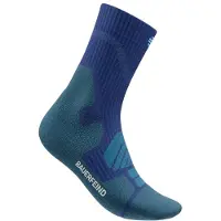 Bauerfeind Sports Outdoor Merino Mid Cut Socks Calze da trekking Uomo (42-45, blu)