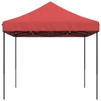vidaXL Tenda pop-up pieghevole per feste rosso bordeaux 440x292x315 cm