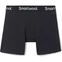 Smartwool Boxer Brief Boxed Intimo lana merinos Uomo (L, nero)