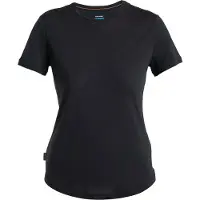 Icebreaker Women's Merino 125 Cool-Lite Sphere III S/S Tee Maglia merino Donna (S, nero)