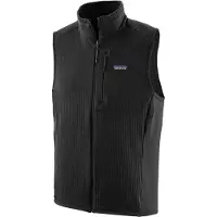 Patagonia - Pile tecnico senza maniche - M's R1 Vest Black per Uomo - Taglia M - Nero