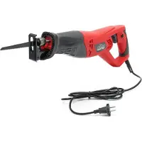 Wiltec Seghetto alternativo elettrico 900 W con sistema SDS incl. lama per legno e metallo, seghetto alternativo elettrico con velocità regolabile, seghetto alternativo, sega universale