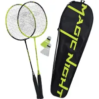 Talbot Torro Badminton Set Magic Night Led nero/giallo