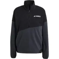 Adidas Women's MT ClimaWarm Fleece Anorak Pullover in pile Donna (S, nero)