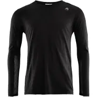 Aclima LightWool 140 Sportshirt Maglia merino Uomo (XL, nero)