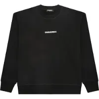 Dsquared2 Felpa a girocollo in cotone con logo