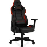 Sense7 Sedia da gaming Sentinel Nero Rosso - Sedia da ufficio ergonomica, sedia da scrivania, 150 kg, braccioli 3D, funzione oscillante, poltrona direzionale, poltrona per PC