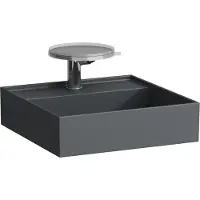 Laufen Kartell Lave-mains, encastrable, 3 trous pour robinet, sans trop-plein, 460x460mm, H8153317581581, H8153317581581
