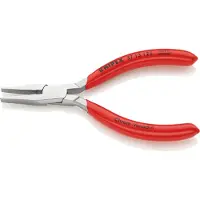 Knipex 37 13 125 Pinza per meccanica di precisione con rivestimento in plastica cromato 125 mm