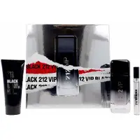 Carolina Herrera 212 VIP Men Black EDP Set regalo 100 ml, Gel doccia 100 ml and miniature EDP 10 ml 100ml