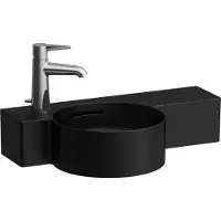 Laufen VAL Lave-mains, sans trou pour robinetterie, avec trop-plein, 550x315mm, tablette à droite, H8152837161091, H8152837161091