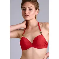 Marlies Dekkers Acapulco Rubine Red Push Up Bikini Top Taglia: 70B | Bikini Outlet | Donna | Rosso