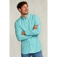 River Woods Custom Fit Checked Shirt White/green Taglia: 3XL | Camicie Casual Outlet | Uomo | Bianco