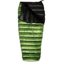 Western Mountaineering MityLite Sacco a pelo in piuma (190 cm, olivia/nero/verde)