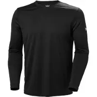 Helly Hansen Tech Crew L/S 2.0 Intimo sintetico Uomo (S, nero)