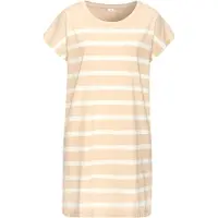 s.Oliver Camicia da notte beige / bianco