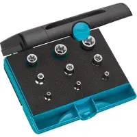 Hazet 1557/9 - Steckschlüssel-Satz - 3/8 Zoll - Metrisch/imperial - 9 Kopf/Köpfe - 6.3,10,12.5 mm - 1/2,1/4,3/8 Zoll