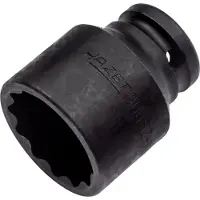 Hazet punta di cacciavite a percussione e a macchina (doppio esagono) 900SZ-30 cava quadrata 12,5 mm (1/2 poll.) profilo di trazione doppio esagono esterno 30