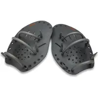Zoggs Matrix Hand Paddles Galleggiante per nuoto (L, nero/grigio)