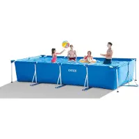 Intex Struttura In Metallo Con Piscina Con Pompa Filtro A Cartuccia 450x220x84 Cm