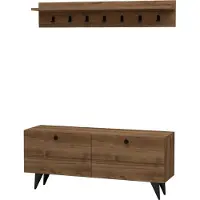 Skye Decor , Rupa - Walnut, armadi, appendiabiti da ingresso, noce, 113 x 48,5 x 35 cm