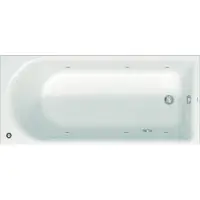 Duravit D-Neo baignoire balnéo, à encastrer, 1 pente de dossier, Jet Protect, 1800x800mm, 760475000JP1000, 760475000JP1000