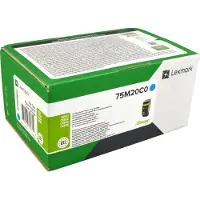 Lexmark Toner 75M20C0 - Ciano