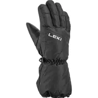 LEKI Nevio Junior Guanti Bambini (3, nero/grigio)