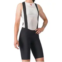 Castelli Women's Premio Evo DT Bibshort Pantaloni da ciclismo Donna (L, grigio)