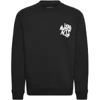 AllSaints Orlando Crew Jet Black Taglia: L | Maglioni a maglia Outlet | Uomo | Nero