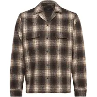 AllSaints Alvar Ls Shirt Brown Taglia: M | Camicie Casual Outlet | Uomo | Marrone