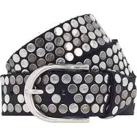 B.belt Cintura Vera Pelle 85 cm nero