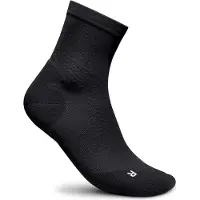 Bauerfeind Run Ultralight Mid Cut Socks Calze da running Uomo (38-40, nero)