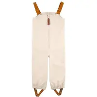 Sterntaler Kids' Unlined Rain Trousers with Straps Pantaloni antipioggia Bambini (74, bianco/beige)